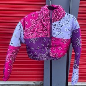 Bandana puffer jacket